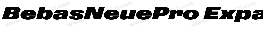 BebasNeuePro Expande字体转换